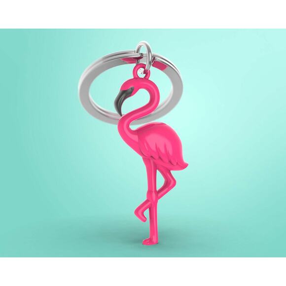 Metalmorphose Pink Flamingo Keychain in Gift Box - Picture 2 of 4